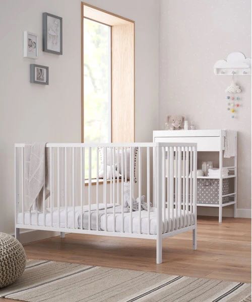Mothercare crib and tiny winks mattress, Babies & Kids, Baby Nursery
