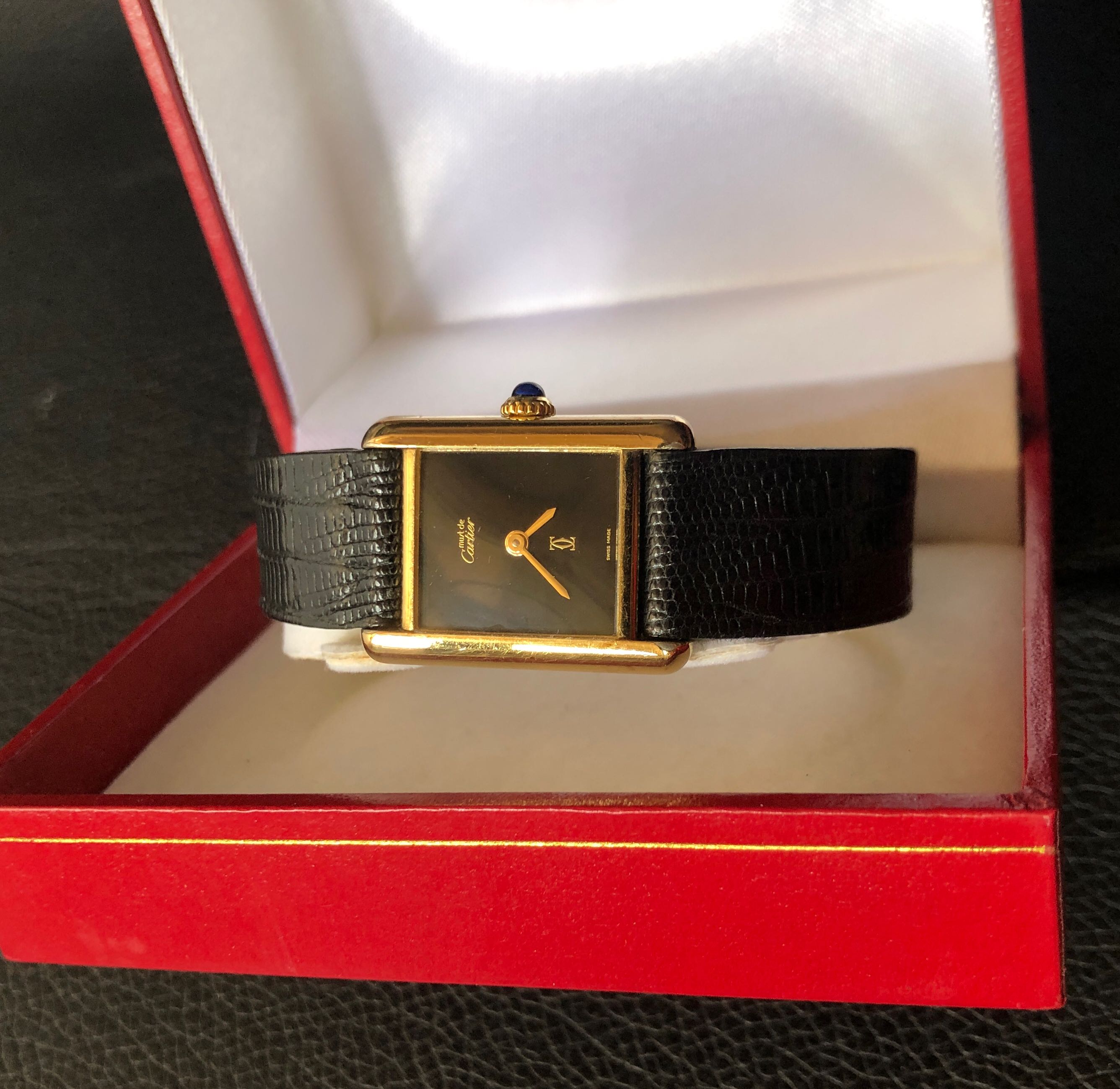 Cartier best sale tank black
