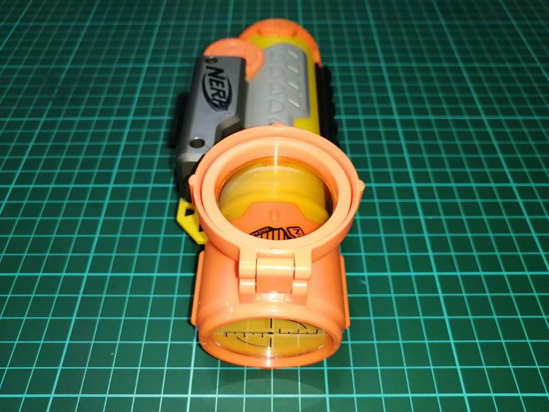 Nerf NStrike Tactical Scope with flipout lens and Tactical Light with