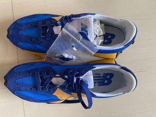 New Balance MS327 blue and yellow
