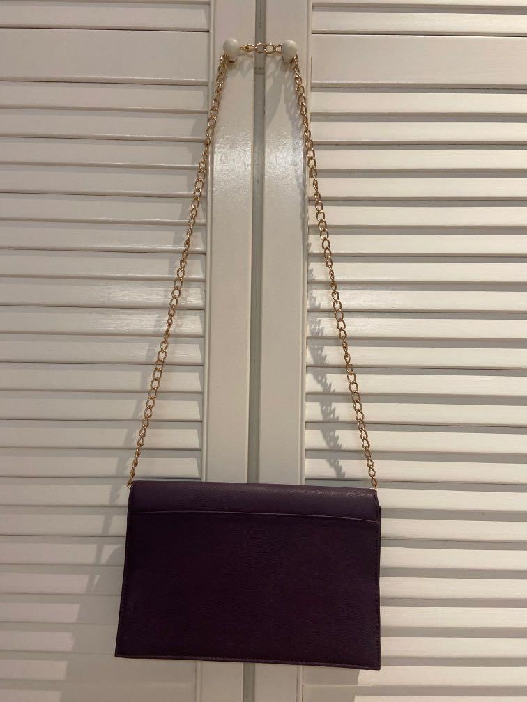 NEW LOOK brand new purple clutch Women s Fashion Bags Wallets