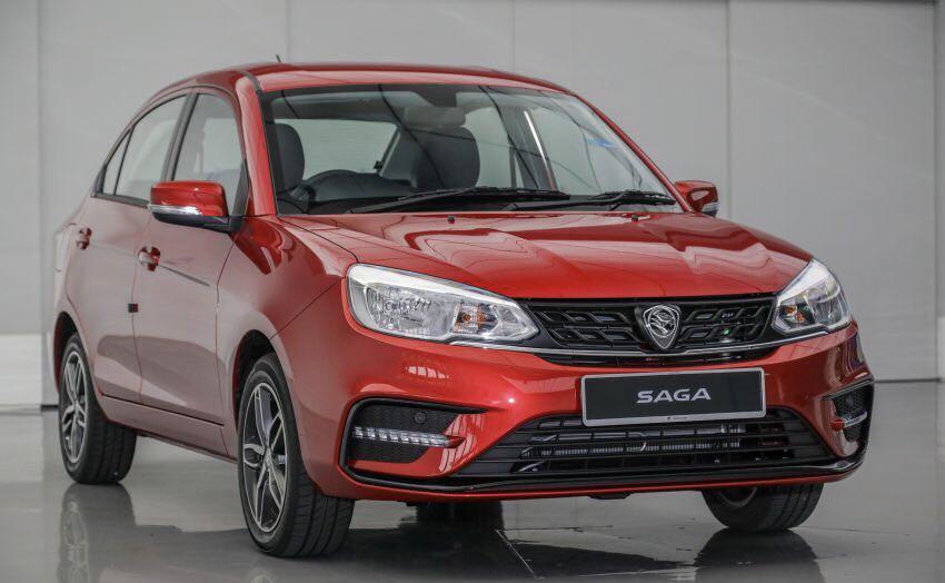 New Proton Saga Premium 1 3at Ruby Red Cars Cars For Sale On Carousell