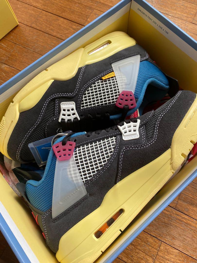 Nike Air Jordan 4 Union Off Noir, Men's Fashion, Footwear