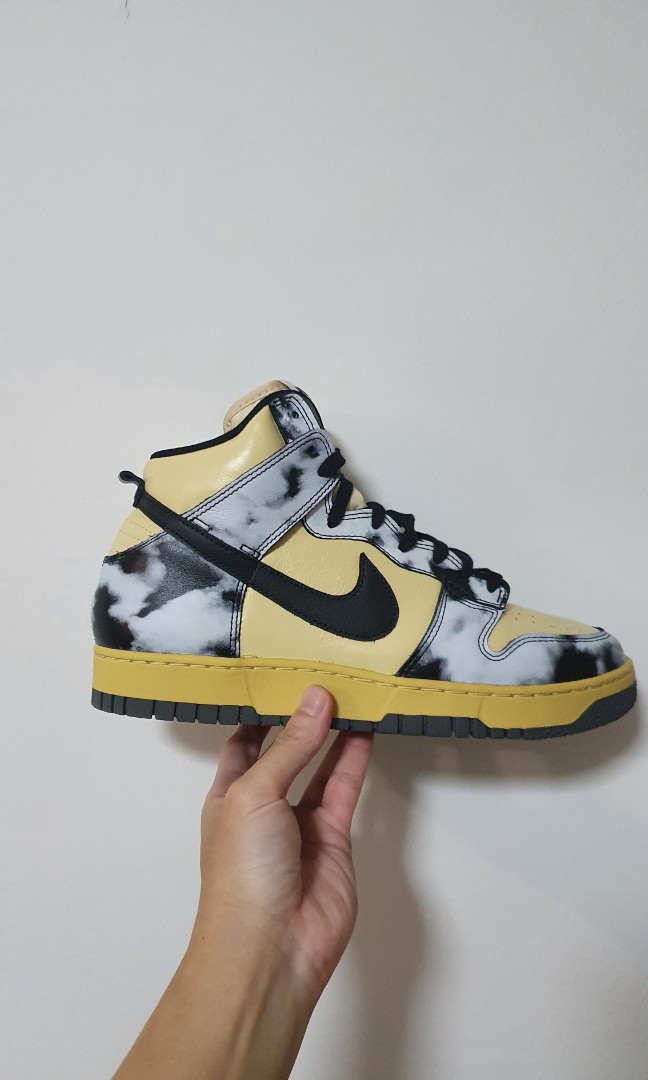 Nike Dunk High 1985 Black Acid wash 