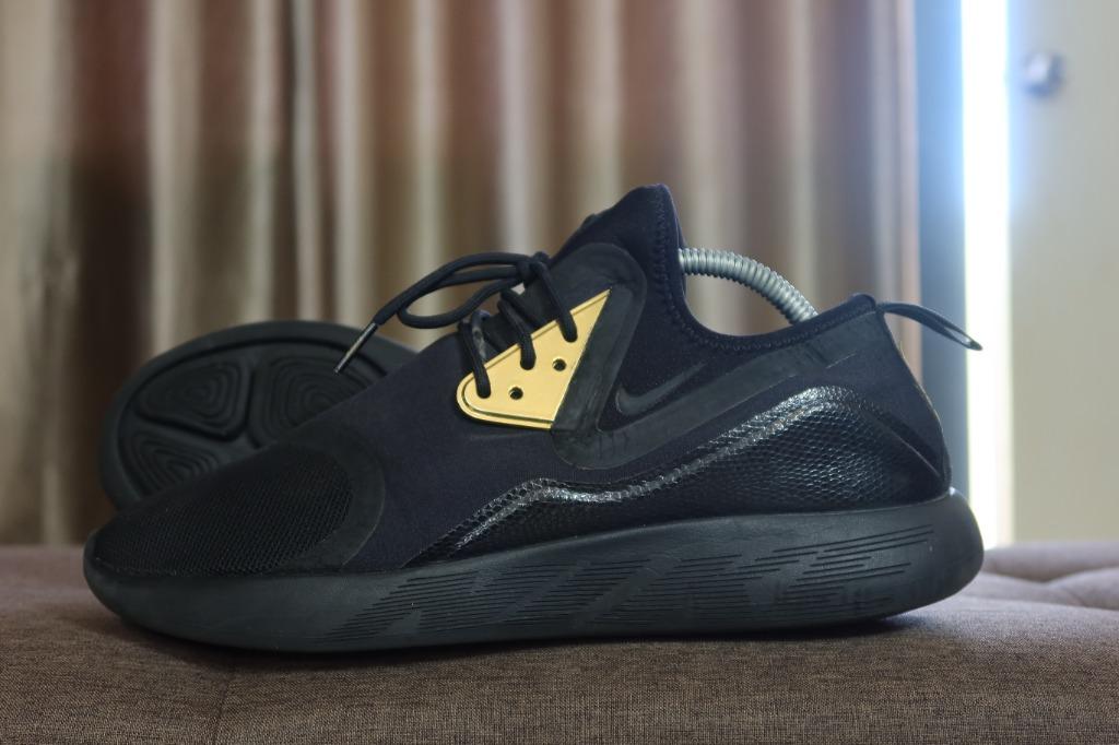 Nike lunarcharge essential black gold discount