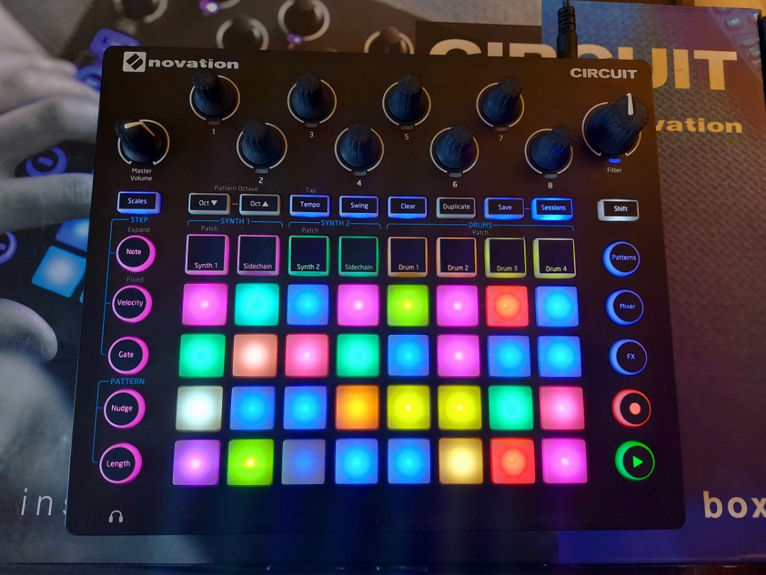Novation Circuit with Decksaver, Hobbies & Toys, Music & Media, Musical