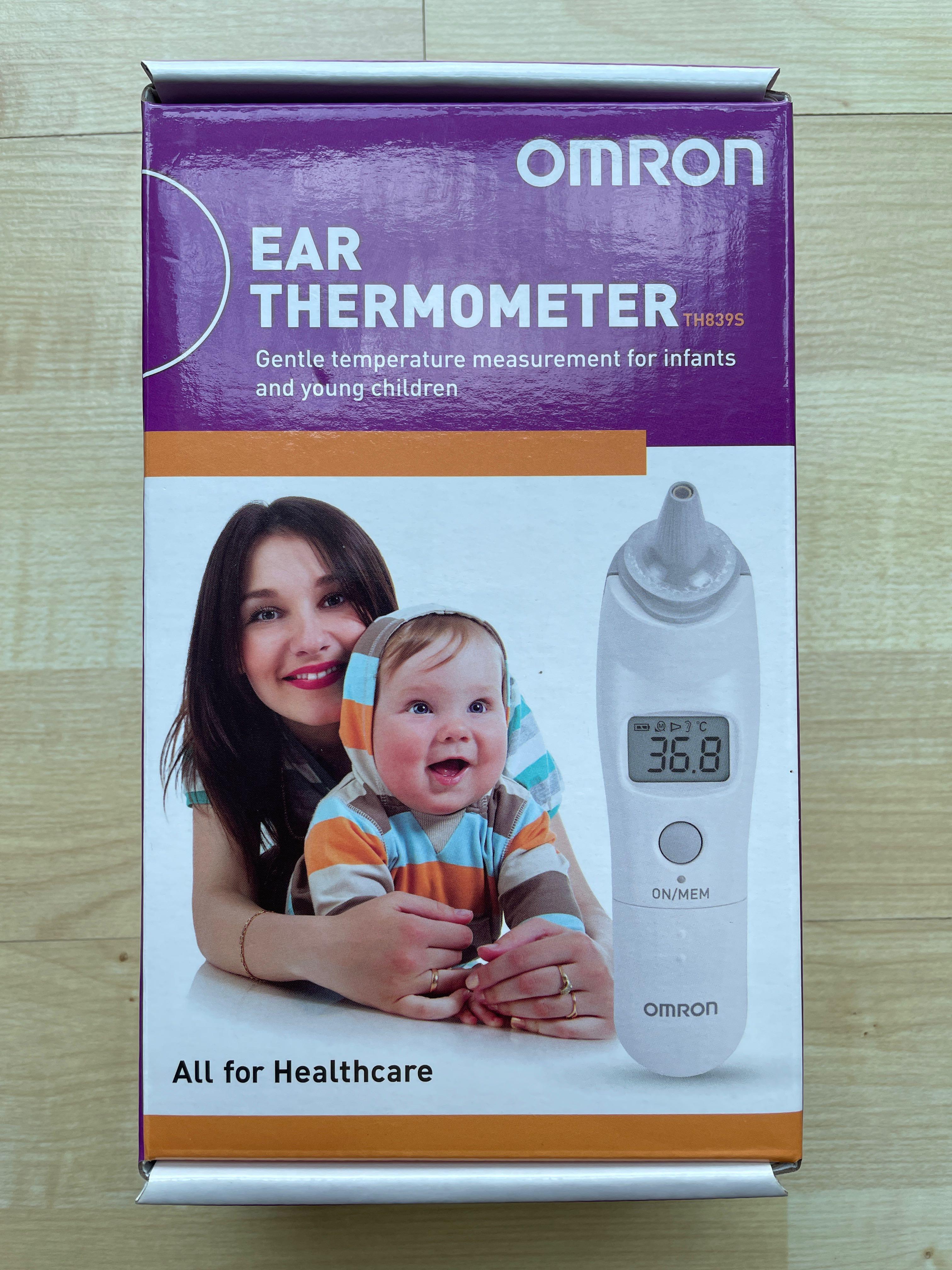 Omron Ear Thermometer TH839S, Health & Nutrition, Thermometers on Carousell