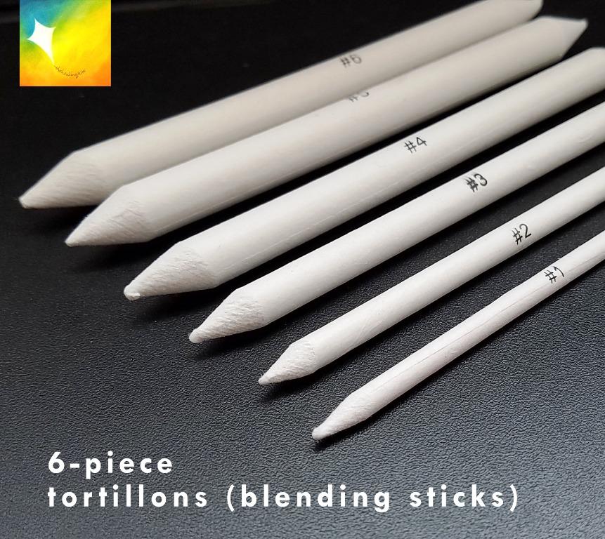 Paper stumps * tortillions * blending blender *3-pc / 6-pc set, Hobbies &  Toys, Stationery & Craft, Craft Supplies & Tools on Carousell