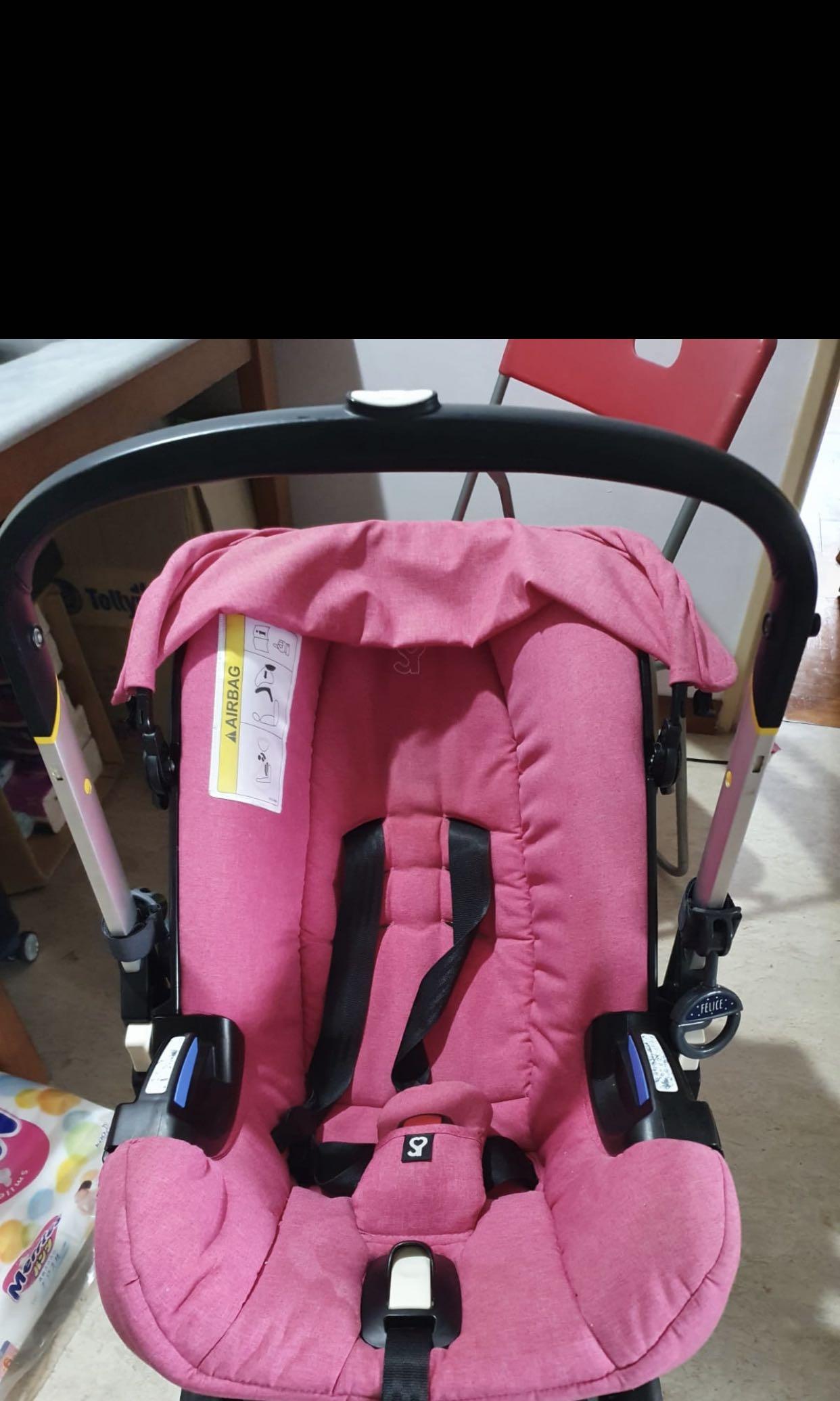 Doona car seat sweet sales pink
