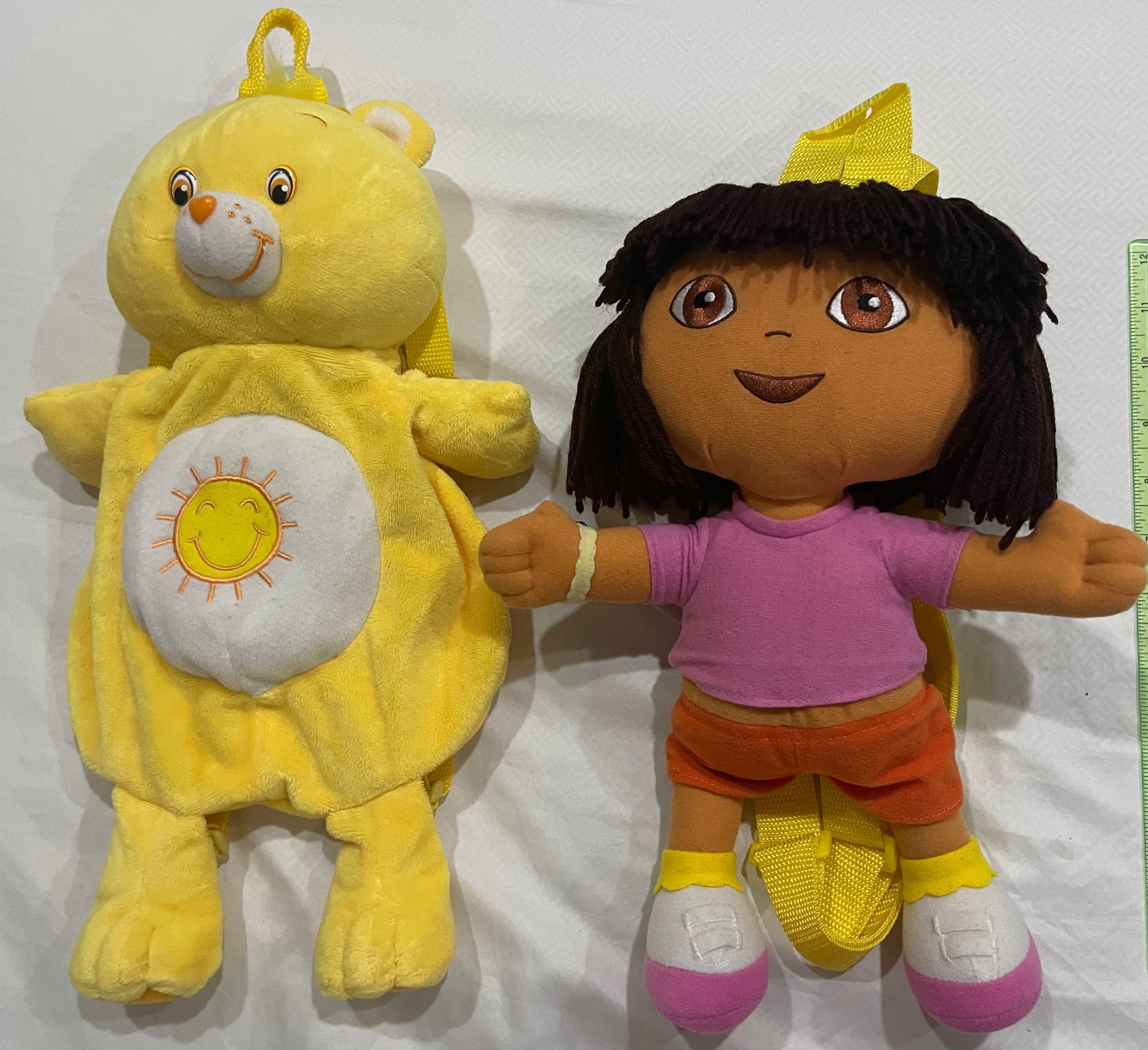 Plush Backpack Funshine Bear Dora Hobbies Toys Toys Games on Carousell