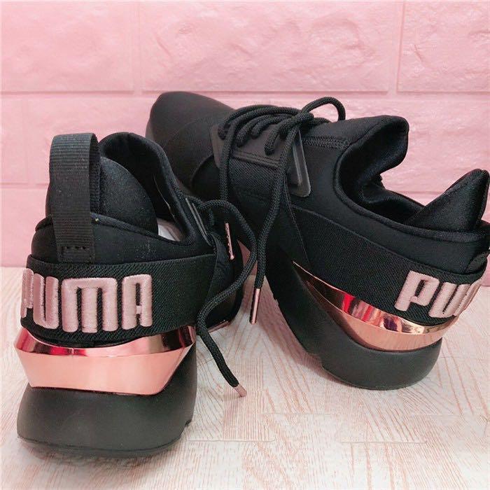 puma women's muse metal rose gold