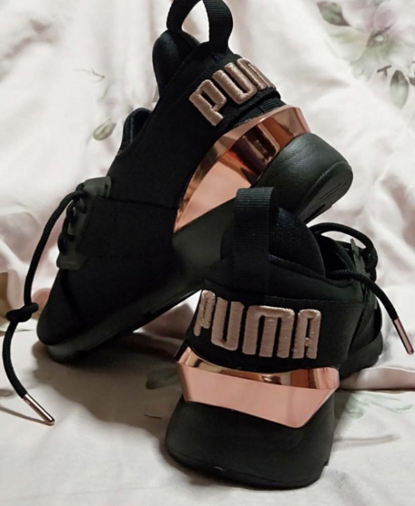 puma women's muse metal rose gold
