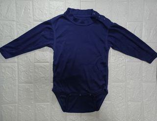 Purple/ Violet long-sleeved onesie