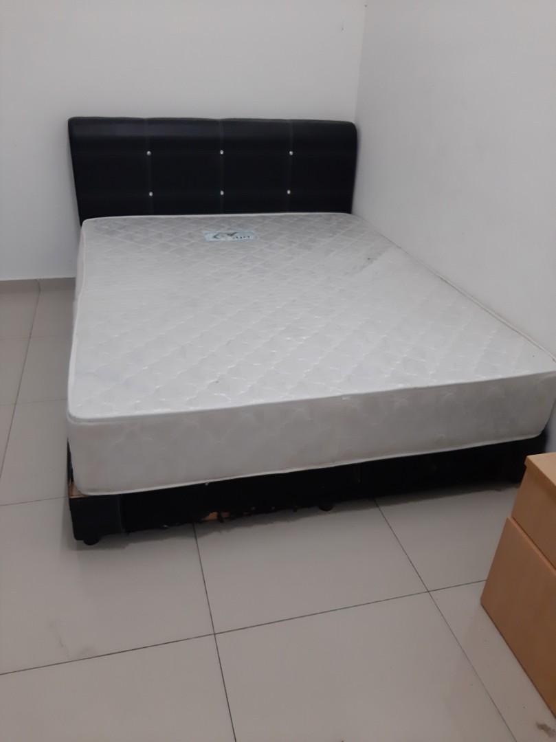 Queen bed & Home furniture for sale, Furniture & Home Living, Furniture