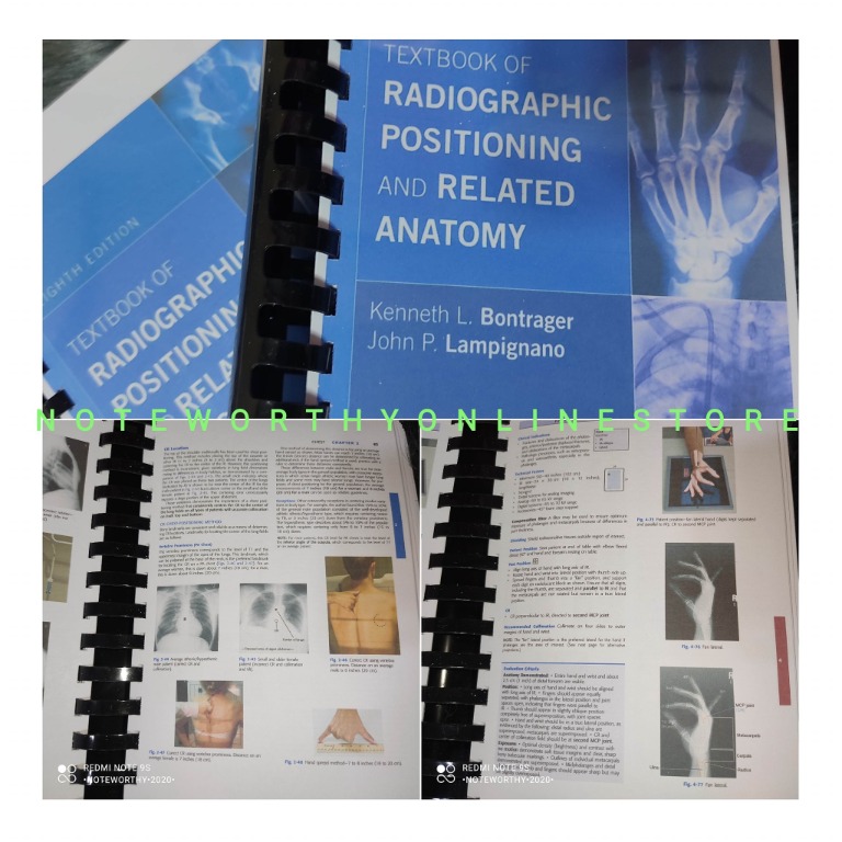 RadTech RRT Bontrager Textbook of Radiographic Positioning and Related
