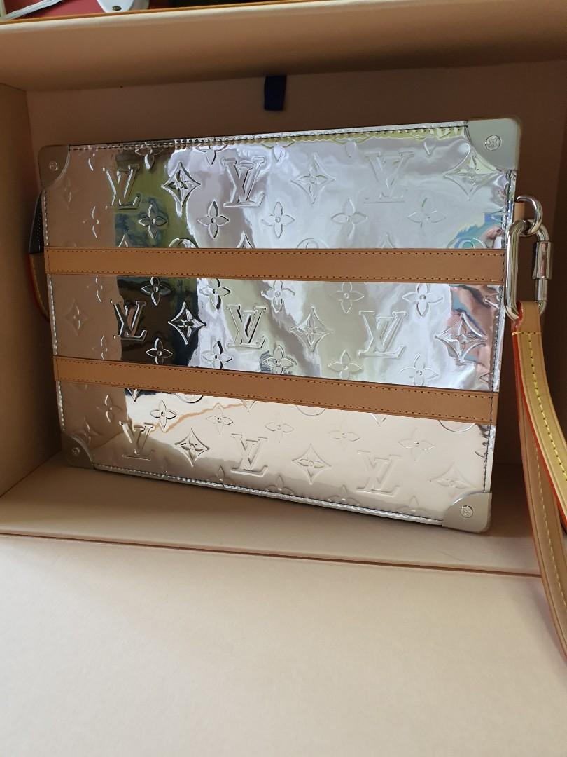 Rare Louis Vuitton LV Mirror Trunk Pouch, Luxury, Bags & Wallets