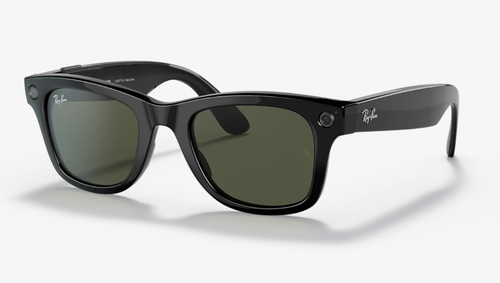 Rayban Stories Wayfarer Black G15 Lens Men s Fashion Watches