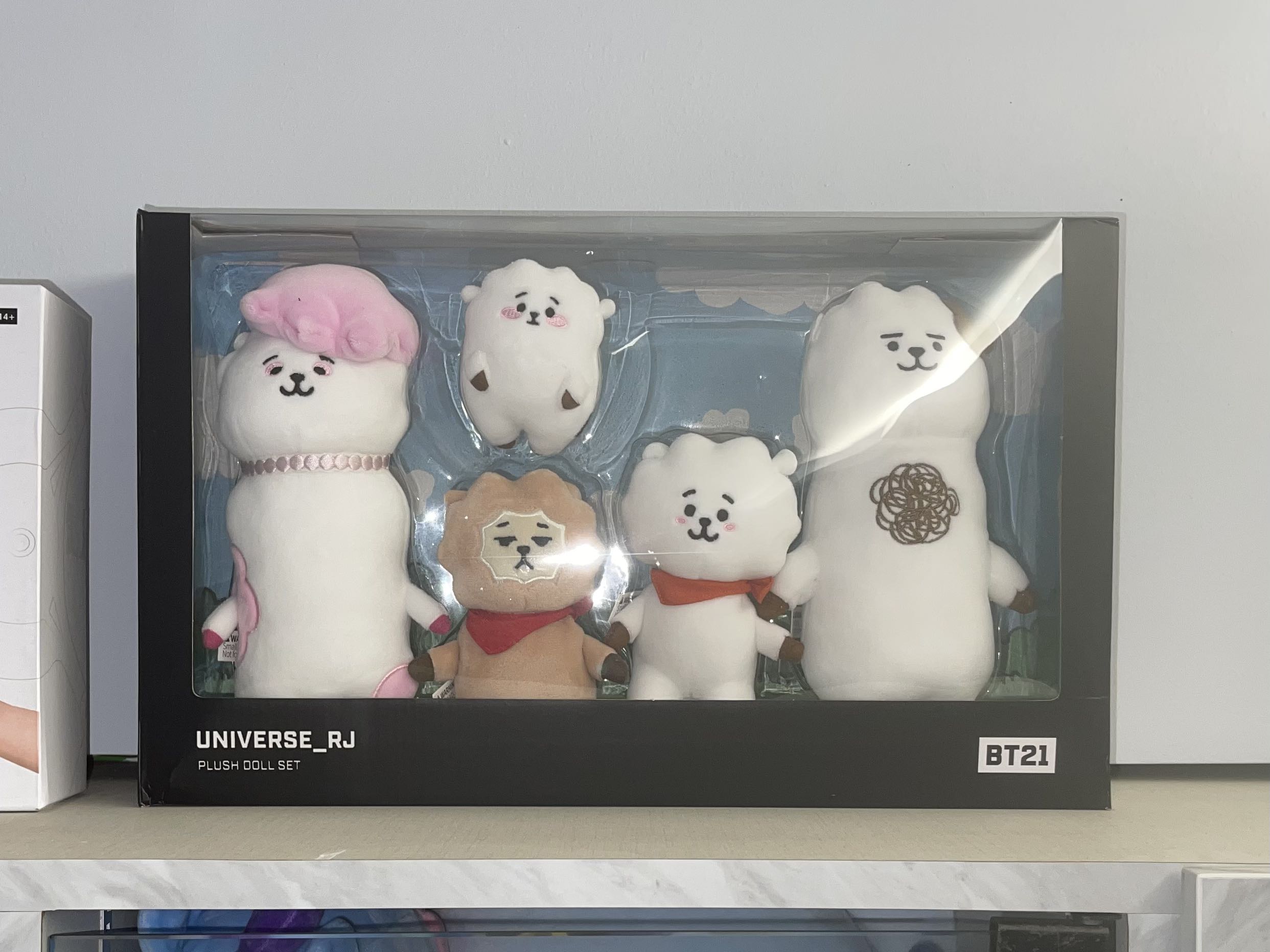 BT21 RJ UNIVERSE PLUSH DOLL SET, Hobbies & Toys, Memorabilia