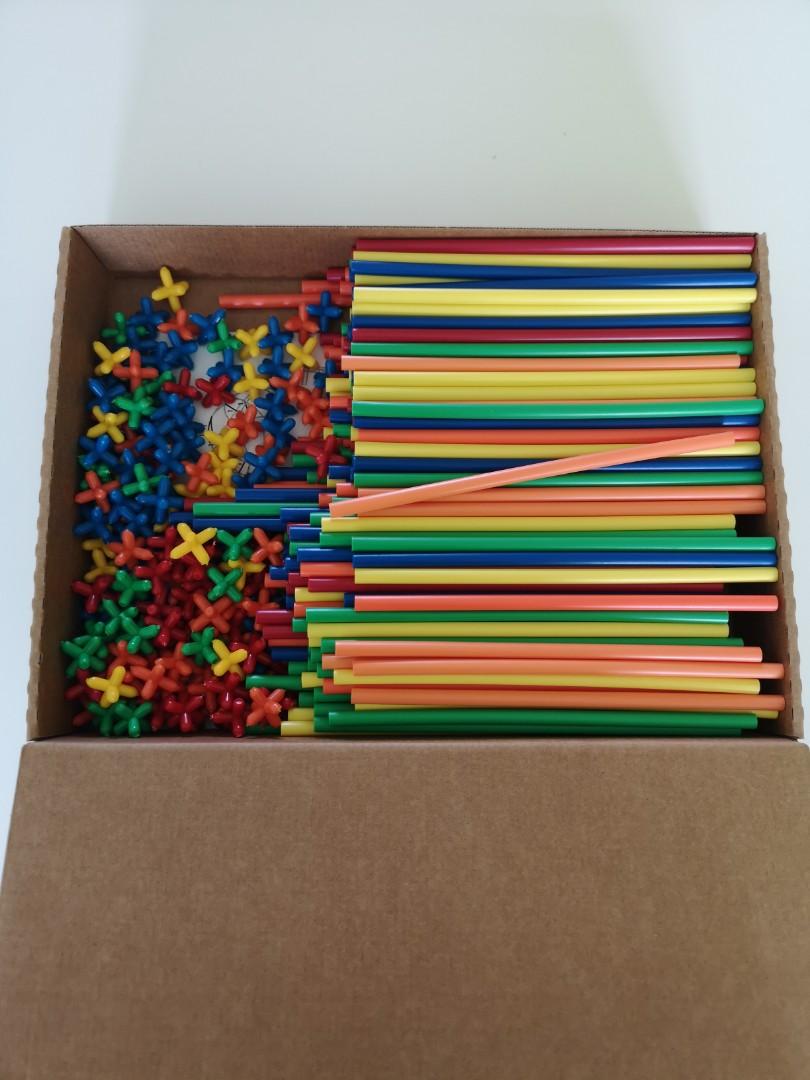 Roylco Straws And Connectors, Pack Of 400, Hobbies & Toys, Toys & Games