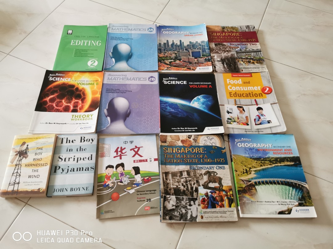 Sec 1 and 2 textbooks, Hobbies & Toys, Books & Magazines, Textbooks on ...