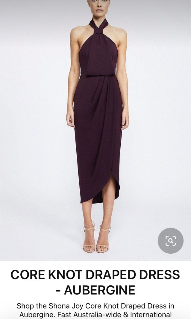 Knot best sale draped dress
