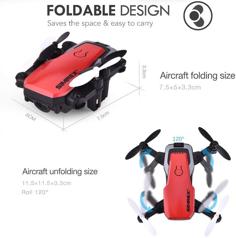 8810 Mini Pocket Drone FPV WIFI Camera Drone with Gravity Sensor Altitude Hold 