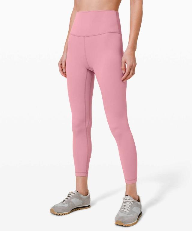 Size 2) Lululemon Align Pants 25 in Pink Taupe, Women's Fashion