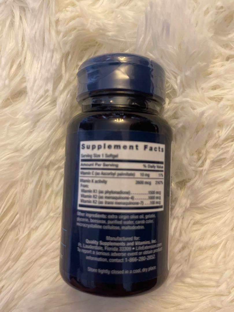 Super K life extension, Health & Nutrition, Health Supplements