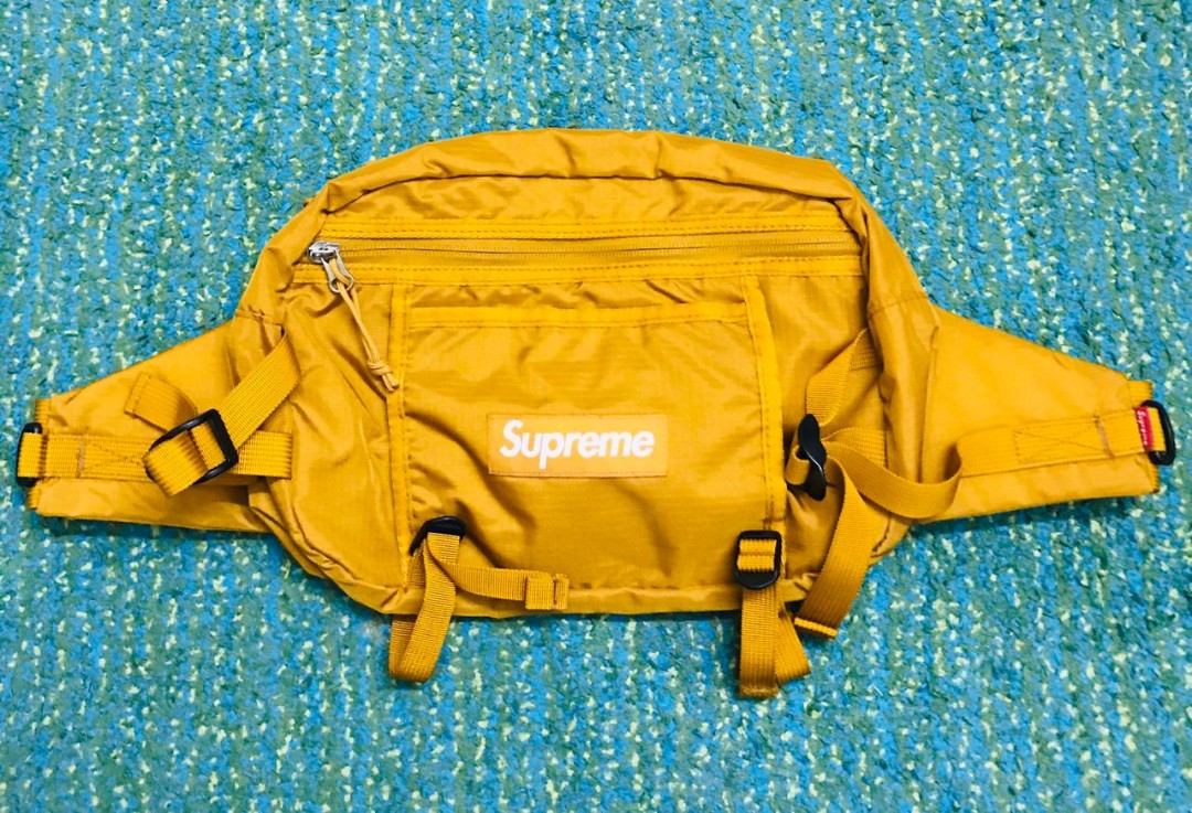 Supreme waist bag SS17 yellow