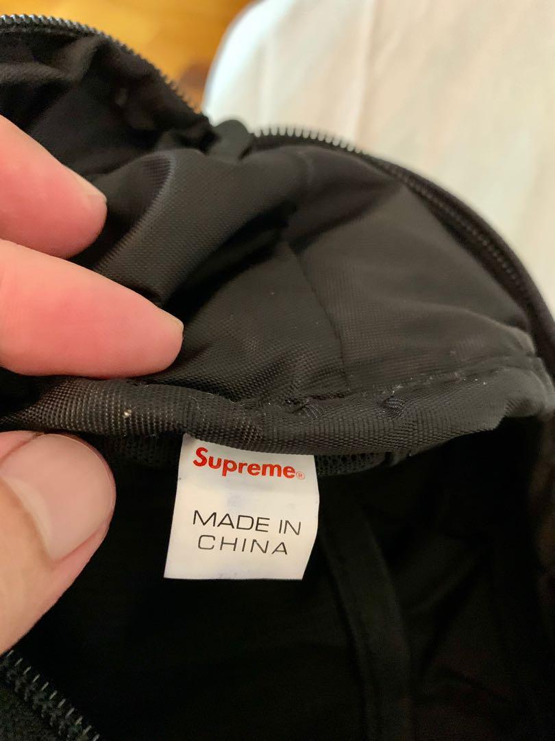 Supreme waist bag ss18 tag hot sale