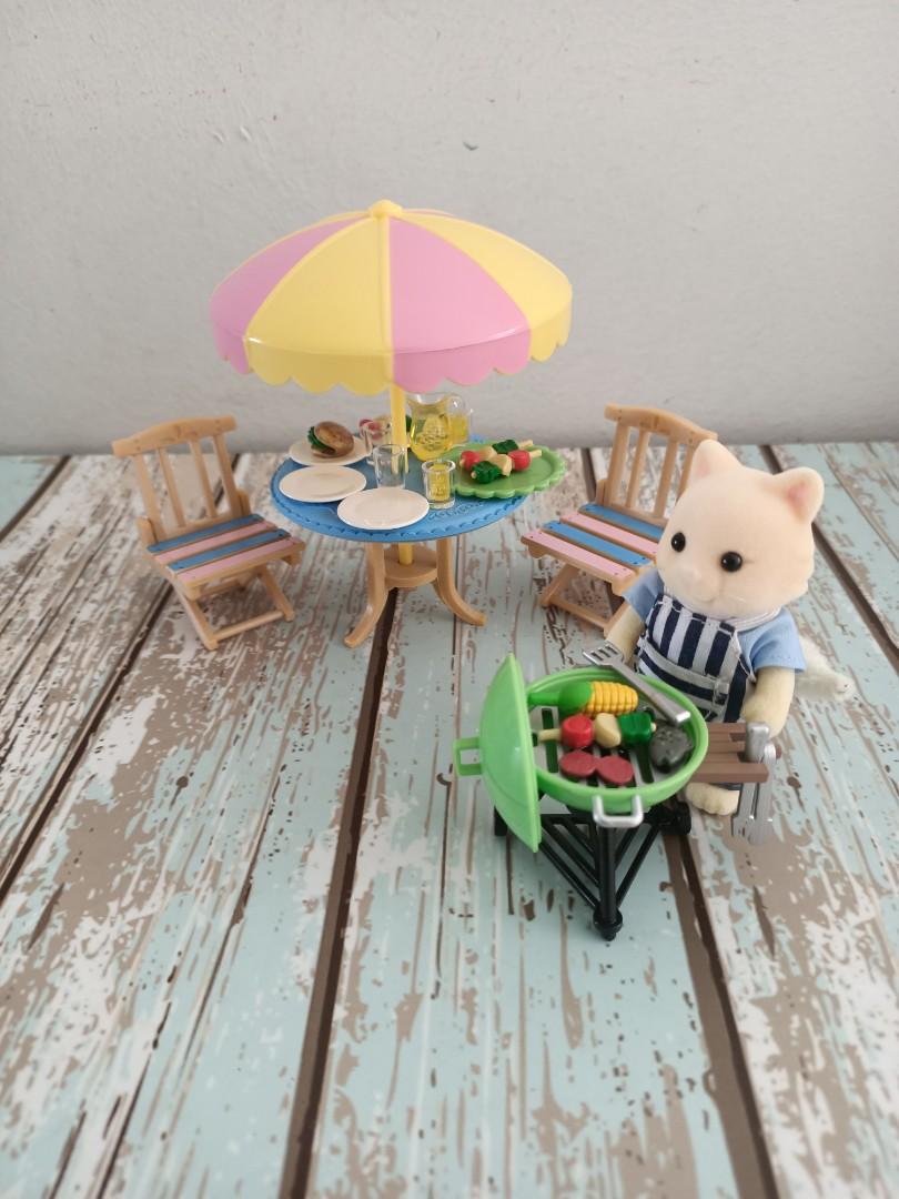 Sylvanian families garden barbecue set sales