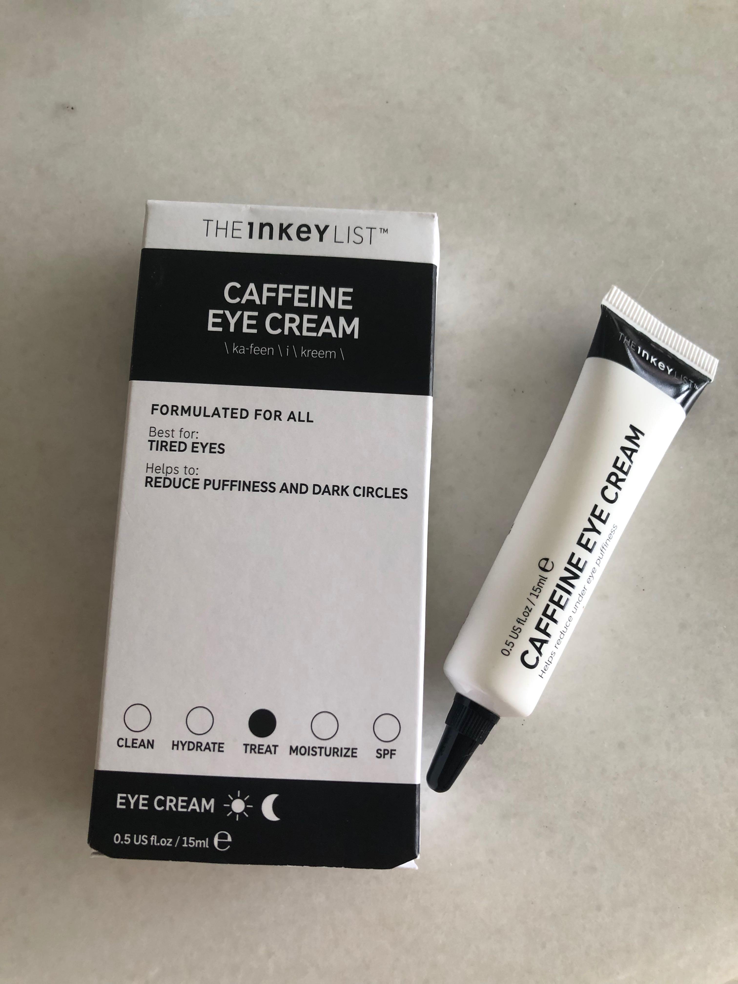 The Inkey List Caffeine eye cream, Beauty & Personal Care, Face, Face