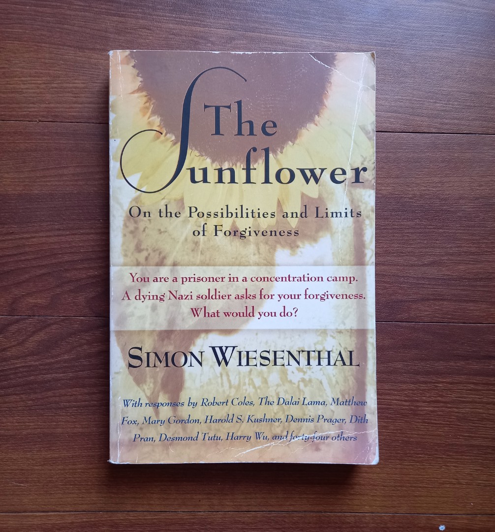 The Sunflower by Simon Wiesenthal, Hobbies & Toys, Books & Magazines