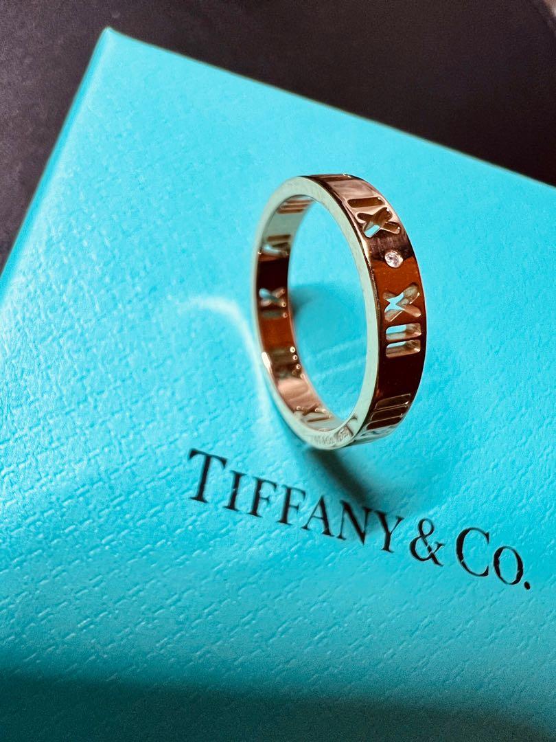 Tiffany & Co. Pierced Atlas Diamond Ring in 18ct Yellow Gold Size 9.5 –  Catherine Trenton Jewellery