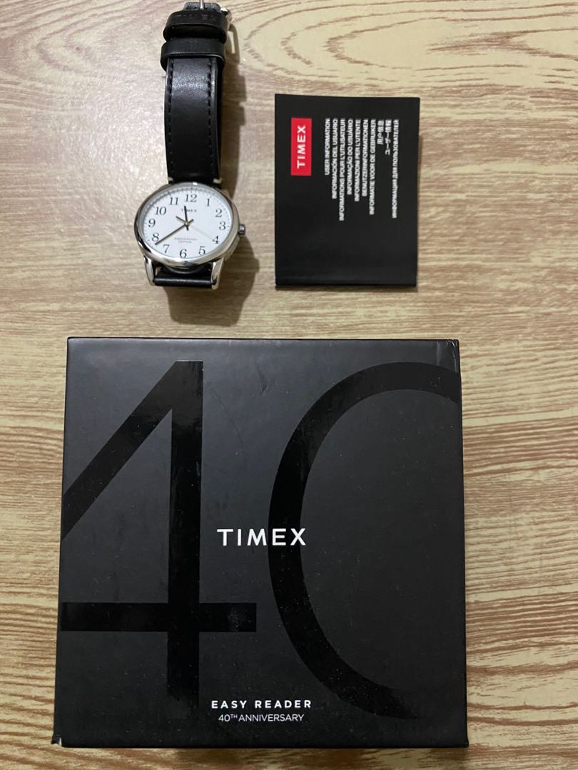 Timex Easy Reader 40th Anniversary Special Edition Men s Fashion