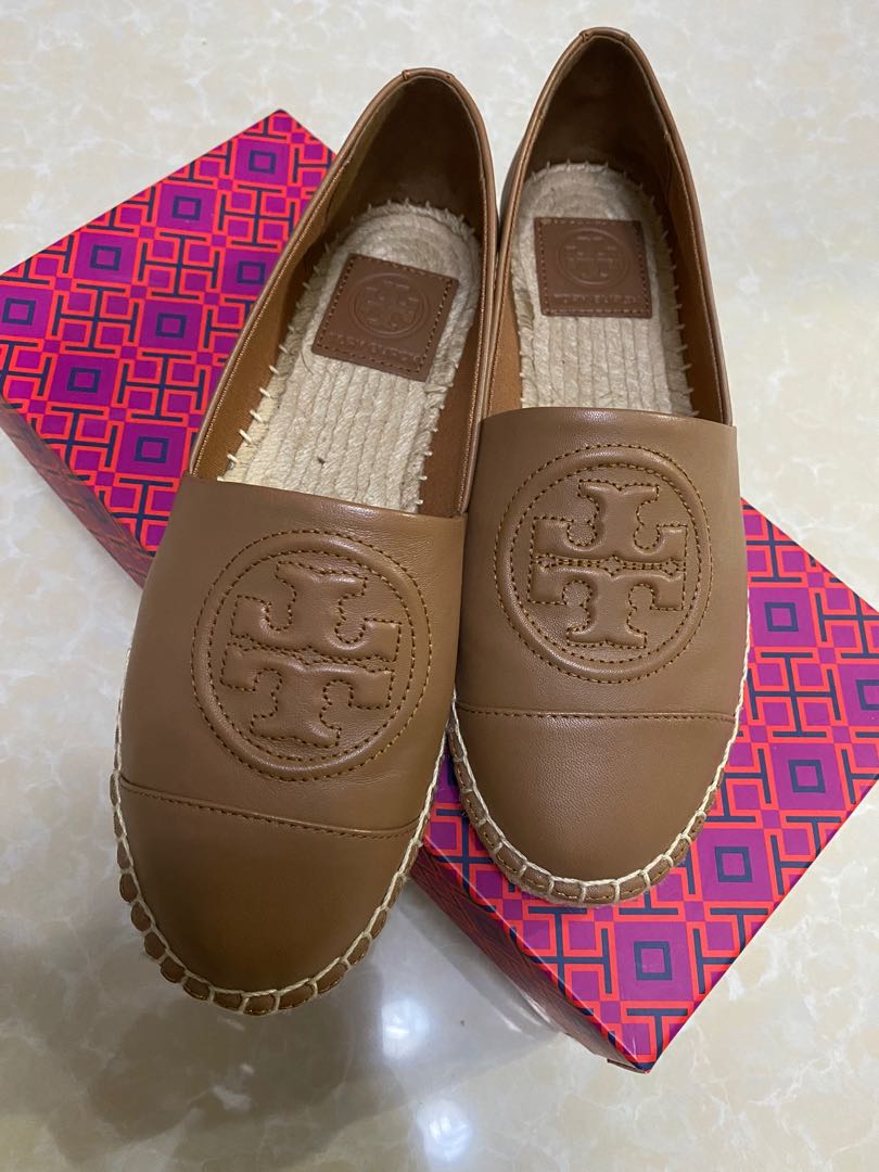 Tory Burch Benton Color Block Espadrille - Nappa Leather, Women's Fashion,  Footwear, Flats & Sandals on Carousell
