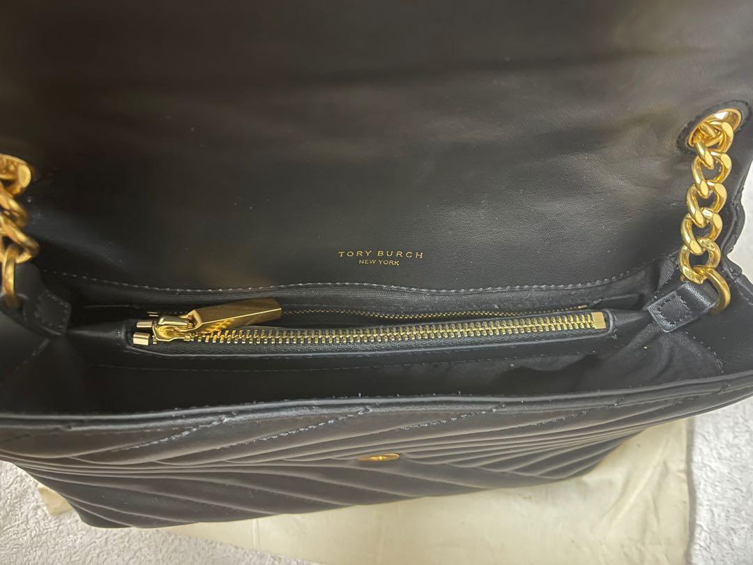 Tory Burch Kira Chevron Powder Coated Convertible Shoulder Bag 🖤, Women's  Fashion, Bags & Wallets, Shoulder Bags on Carousell