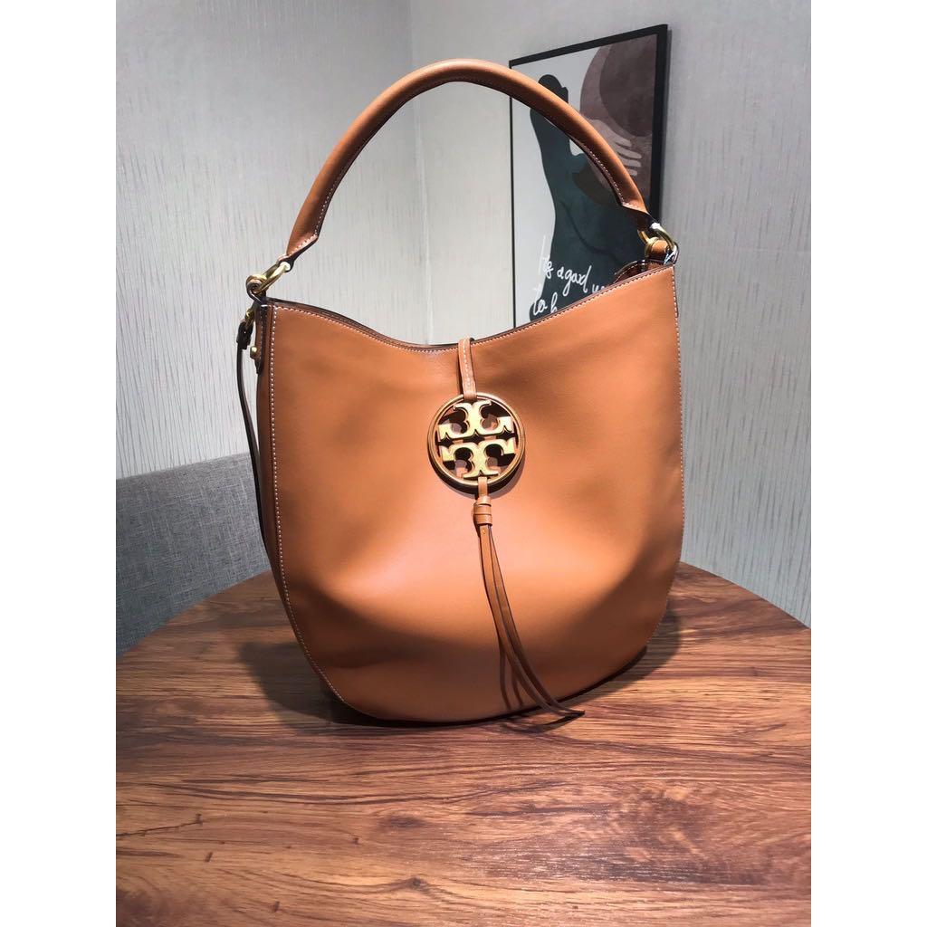 Miller metal slouchy hobo bag top