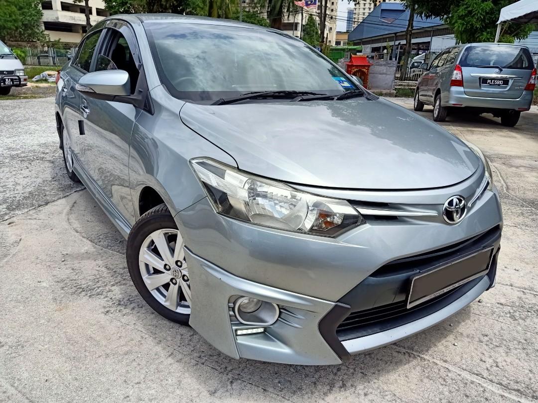 Toyota Vios 1.5E (AT) Silver, Cars, Cars for Sale on Carousell