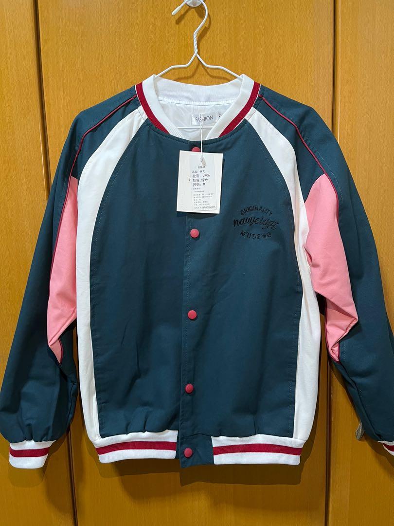 Varsity Jacket (Category: Coats, Jackets and Outerwear) located in Singapore. Submitted by eordim (Listing ID 1122665068, Image 2). Description: bought from taobao for 19 dollars excl. shipping. thought it was women’s jacket for some reason 💀 selling at loss coz i wanna declutter (please help me declutter) please look at last pic for exact measurements; this jacket is sized M. never actually worn anywhere, just tried on a few times. .