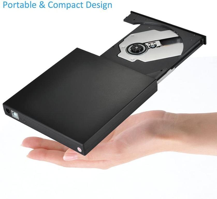 VicTsing USB External DVDReader with CDRW Burner Drive (Black