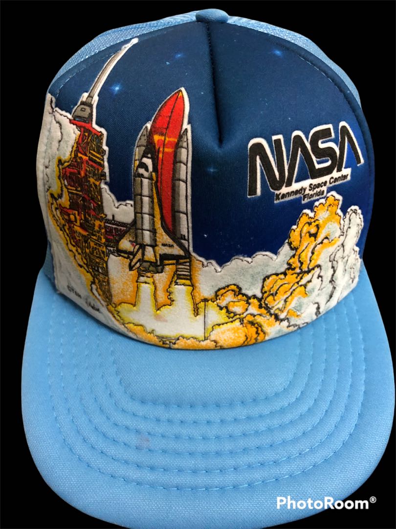 Vintage NASA trucker cap, Men's Fashion 