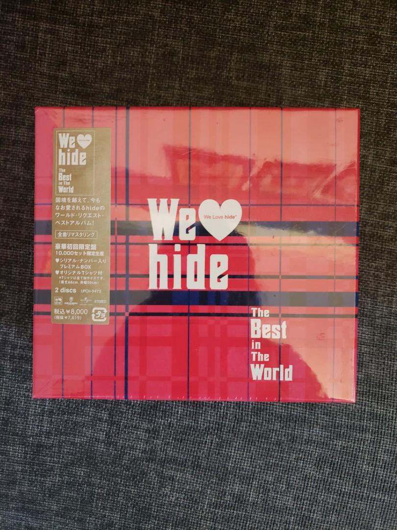 We Love hide The Best in The World 2CD加Tee初回特典版, 興趣