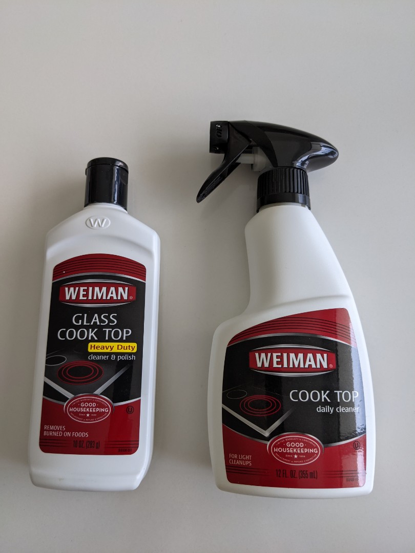 weiman cooktop cleaner pads