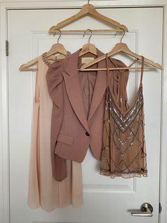 Women’s Blouses Tops Sweaters Dresses - Dynamite, Garage, Boutique Size S-M