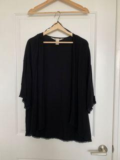 Women’s H&M Coachelle Collect. Black Cardigan/Sweater