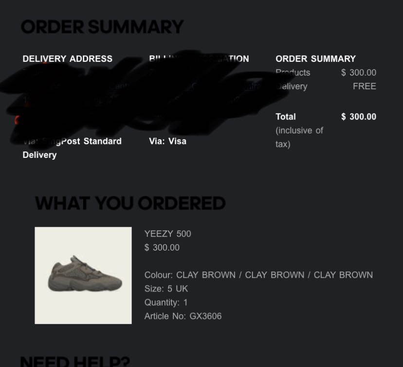 Yeezy 500 clay Brown, Men's Fashion 