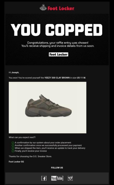 YEEZY 500 CLAY BROWN Size 11.0 US M Men s Fashion Footwear