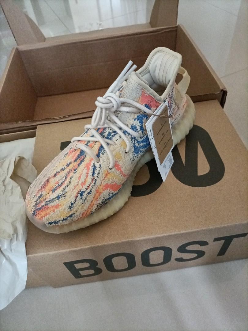 mx oat yeezy on feet