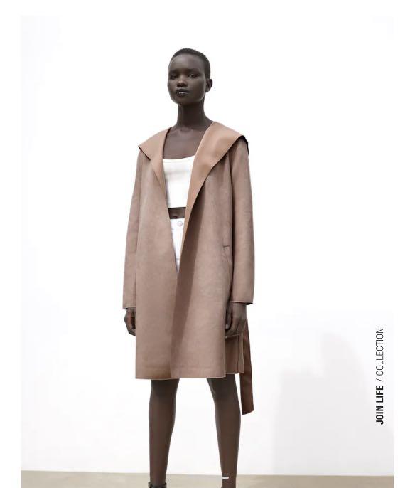 Zara Faux Suede Jacket, Women'S Fashion, Coats, Jackets And Outerwear On  Carousell